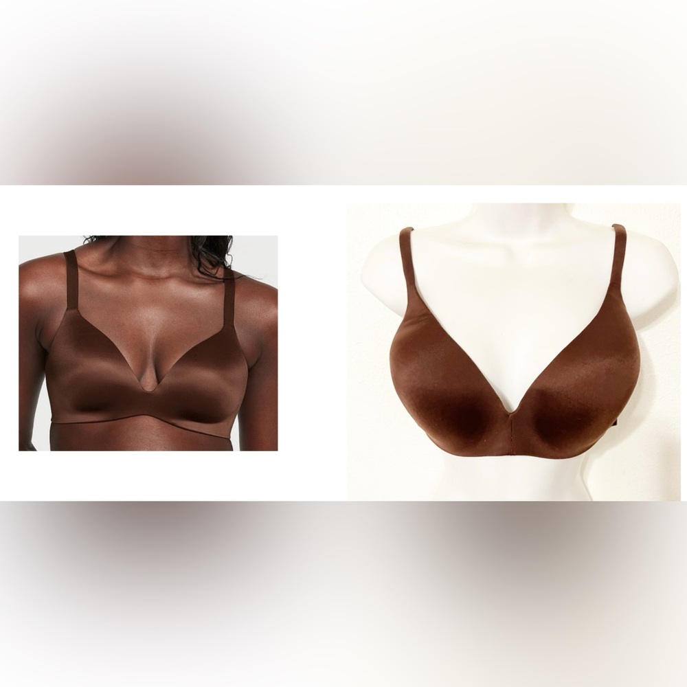 Victoria's Secret Body by Victoria Ipex Rich Brown Wireless Bra Invisible Lift